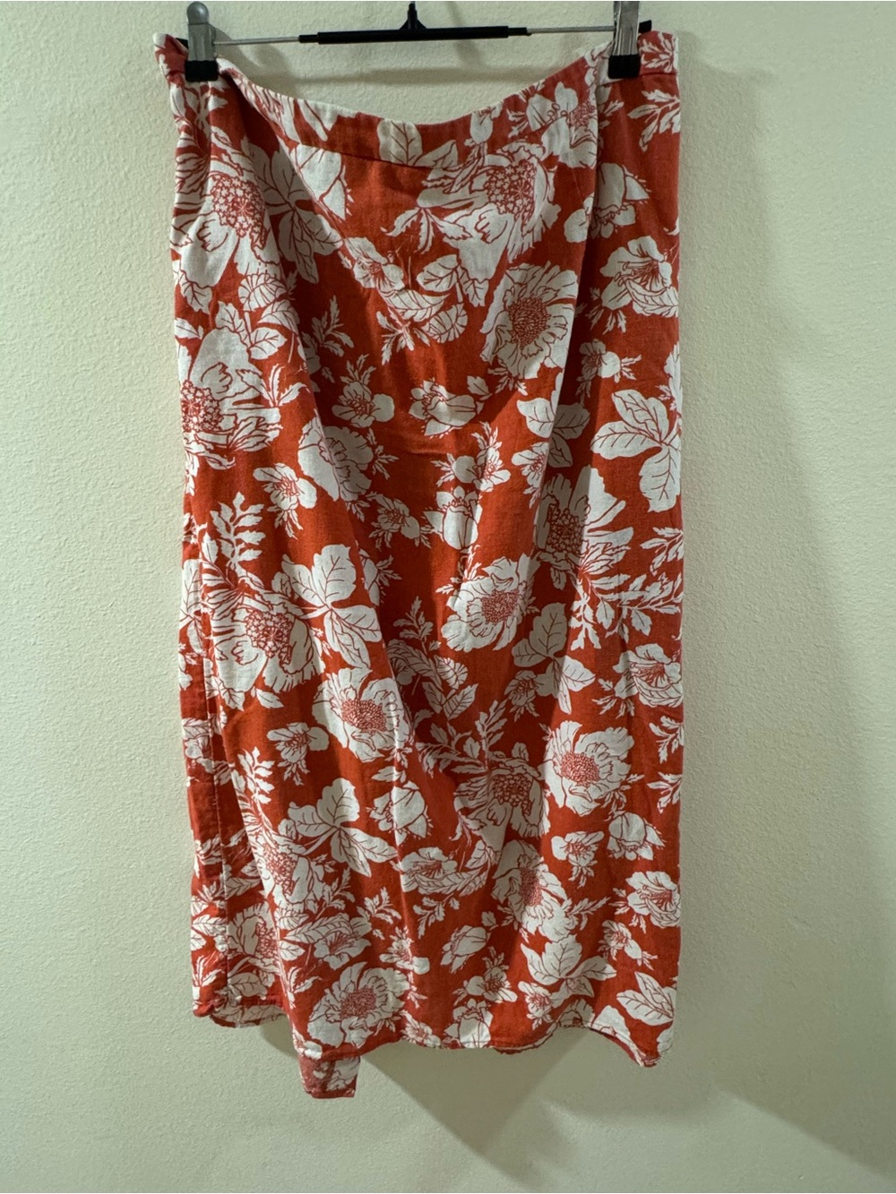 Floral midi skirt